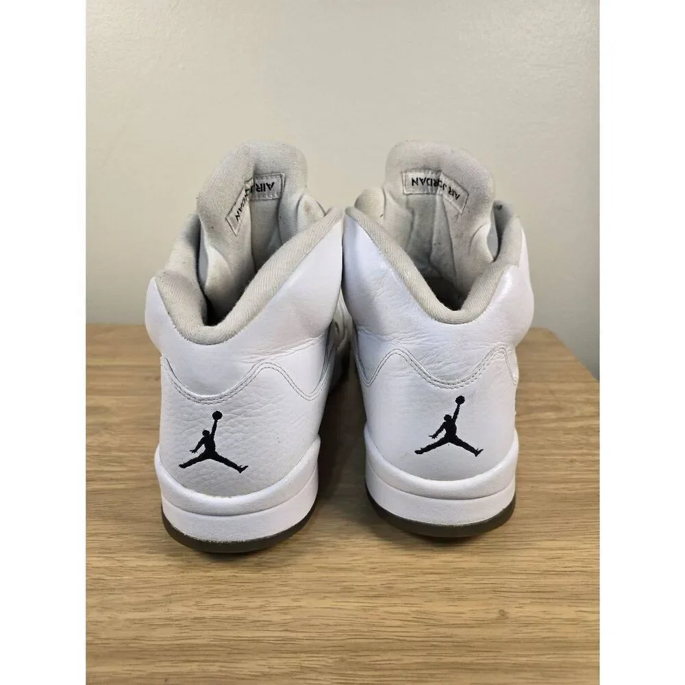 Size 13 - Air Jordan 5 Retro 2015 White Metallic